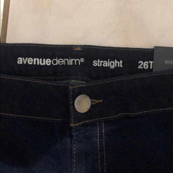 NWT Avenue denim jeans size 26T - Picture 3 of 7
